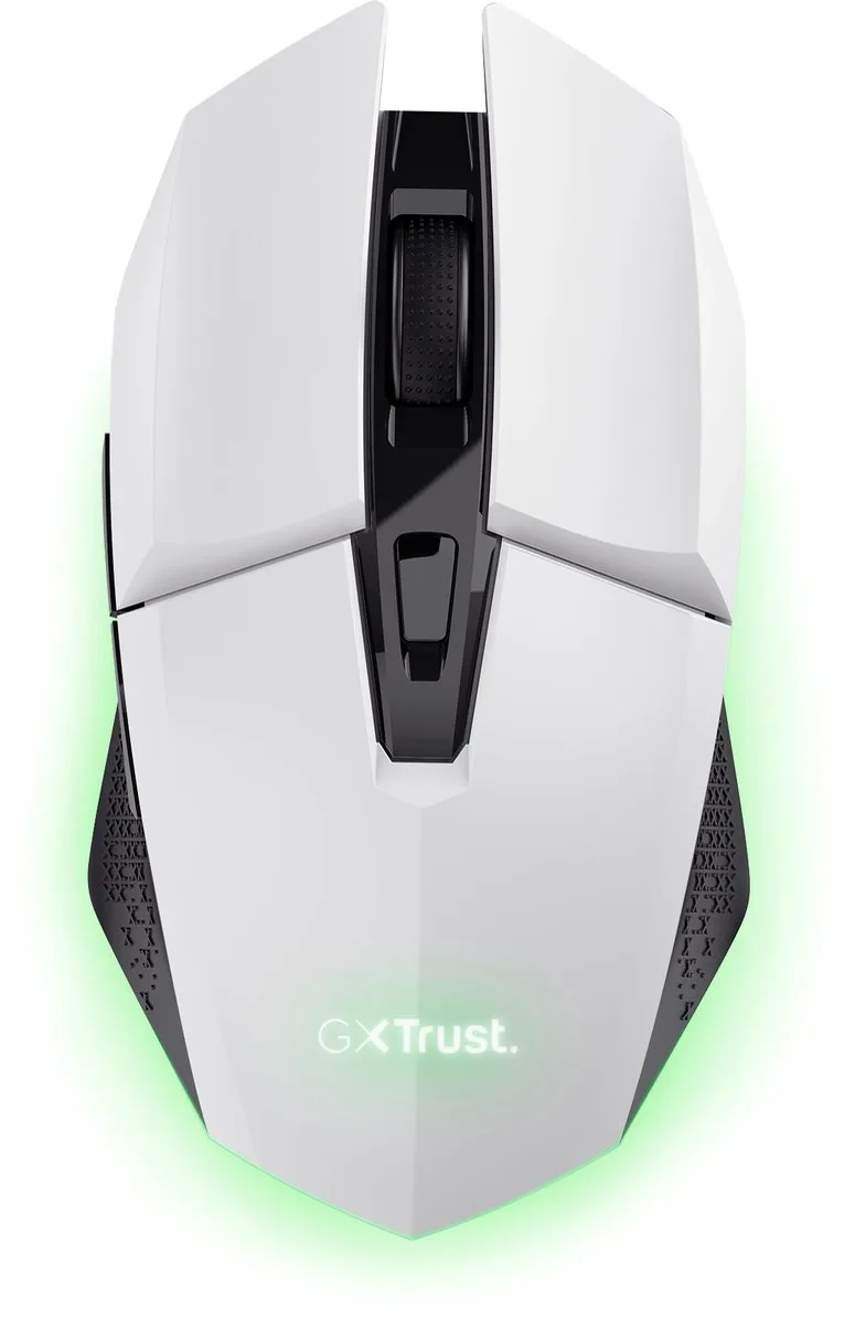 GXT 110W Felox - Gaming Muis Draadloos - 4800 DPI - RGB Verlichting - Zwart van Trust, Wit – cover