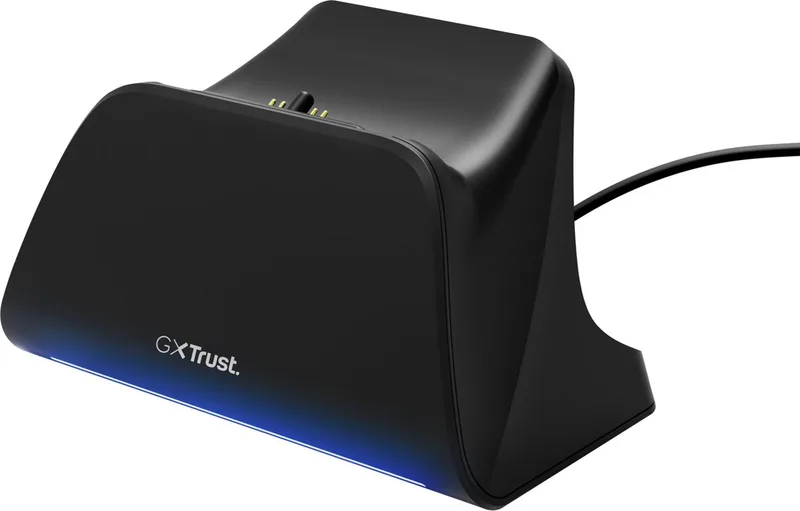 GXT 255 Snellaadstandaard voor PS5-controller - Snellaadstation voor PS5-controller - Met Led-indicatie by Trust, Black – cover