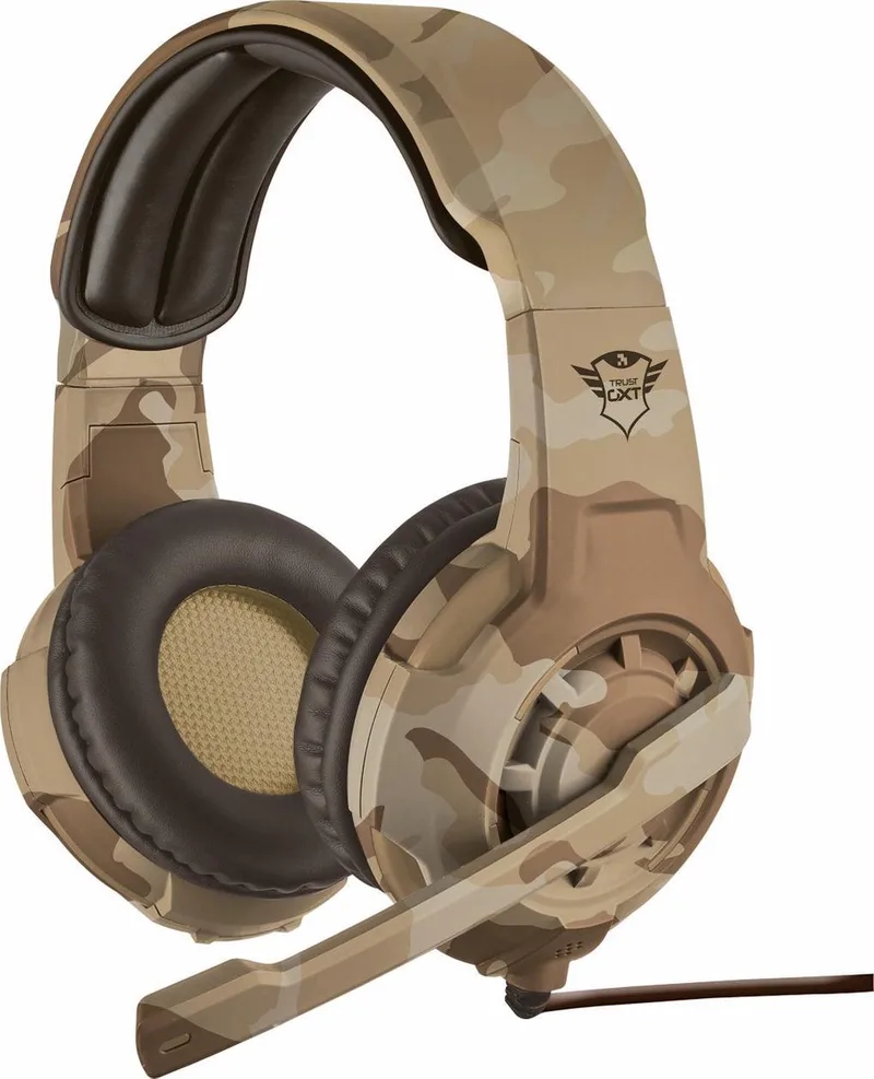 GXT 310D Radius Gaming Headset - desert camo by Trust, Desert camouflage – cover