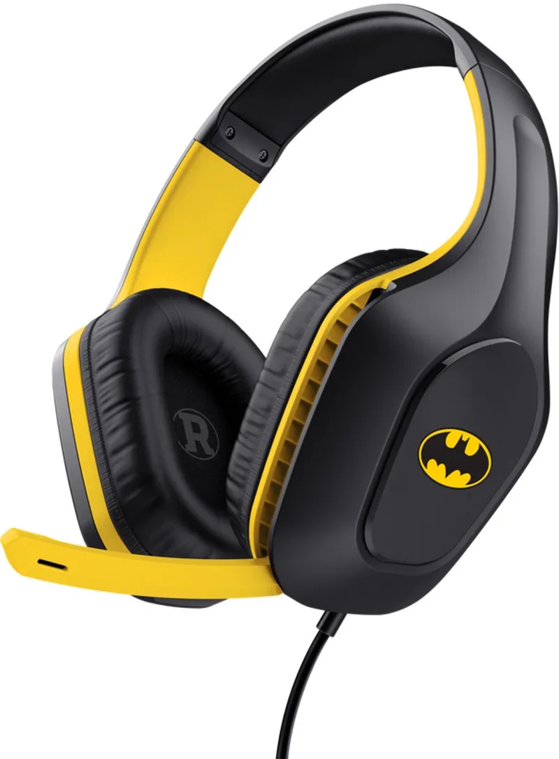 GXT 415BM Zirox - Gaming Headset - Editie - Bedraad - 50mm Drivers - Over-ear - Zwart de Trust, Batman – jaquette