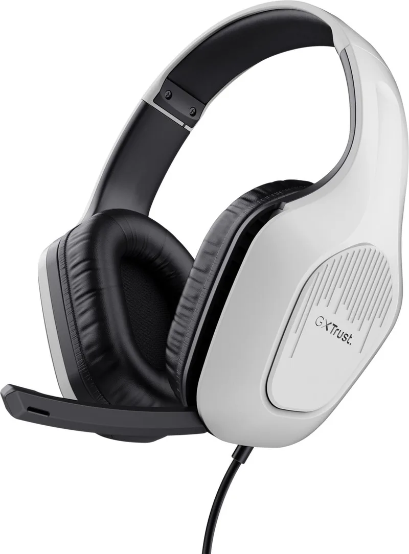 GXT 415PS Zirox - Gaming Headset - voor PS5 - Bedraad - 50mm Drivers - Over-ear de Trust, Blanc – jaquette