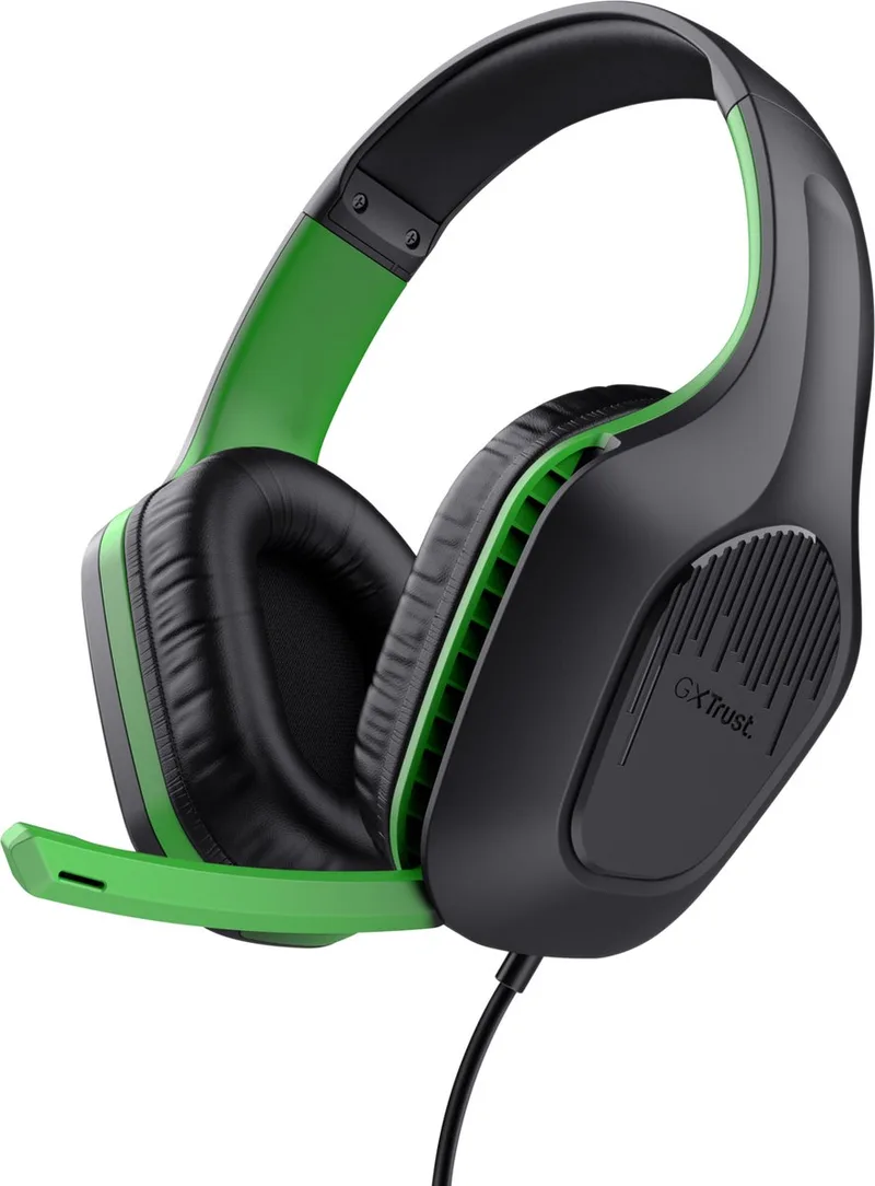 GXT 415X Zirox - Gaming Headset - Bedraad - 50mm Drivers - Over-ear - voor Xbox by Trust, Green – cover