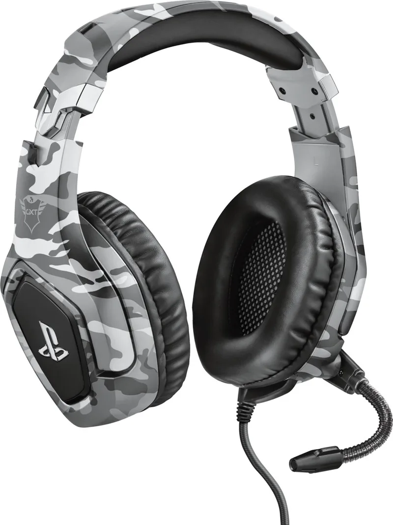 GXT 488 Forze-G - Gaming Headset - Bedraad - 50mm Drivers - Over-ear - Camo van Trust, Grijs – cover