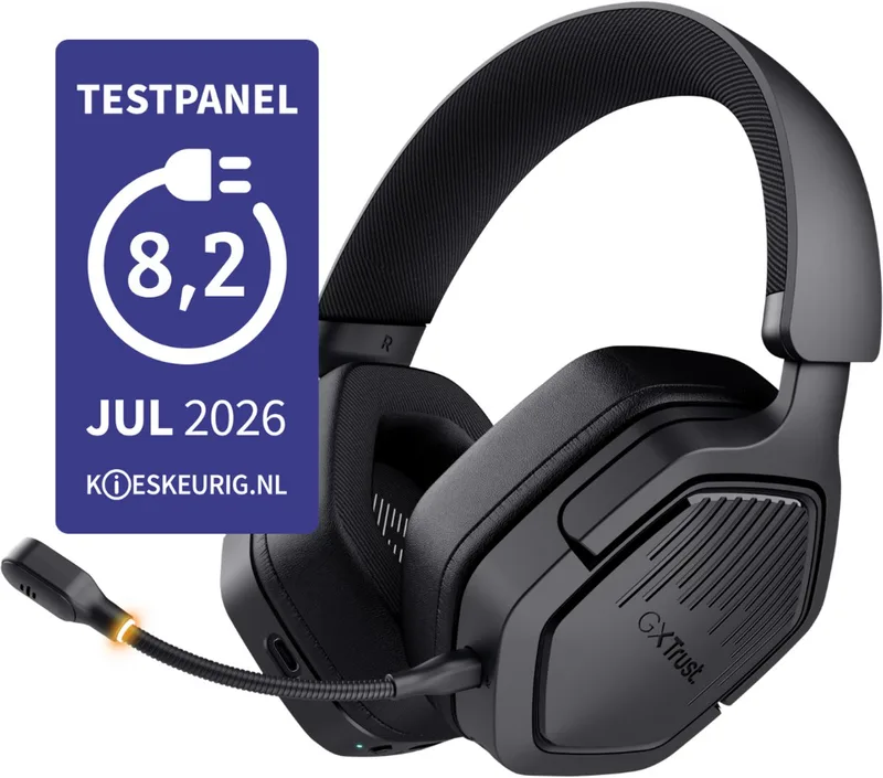 GXT 493 Carus - Gaming Headset - Draadloos - 50mm Drivers - Over-ear by Trust, Black – cover