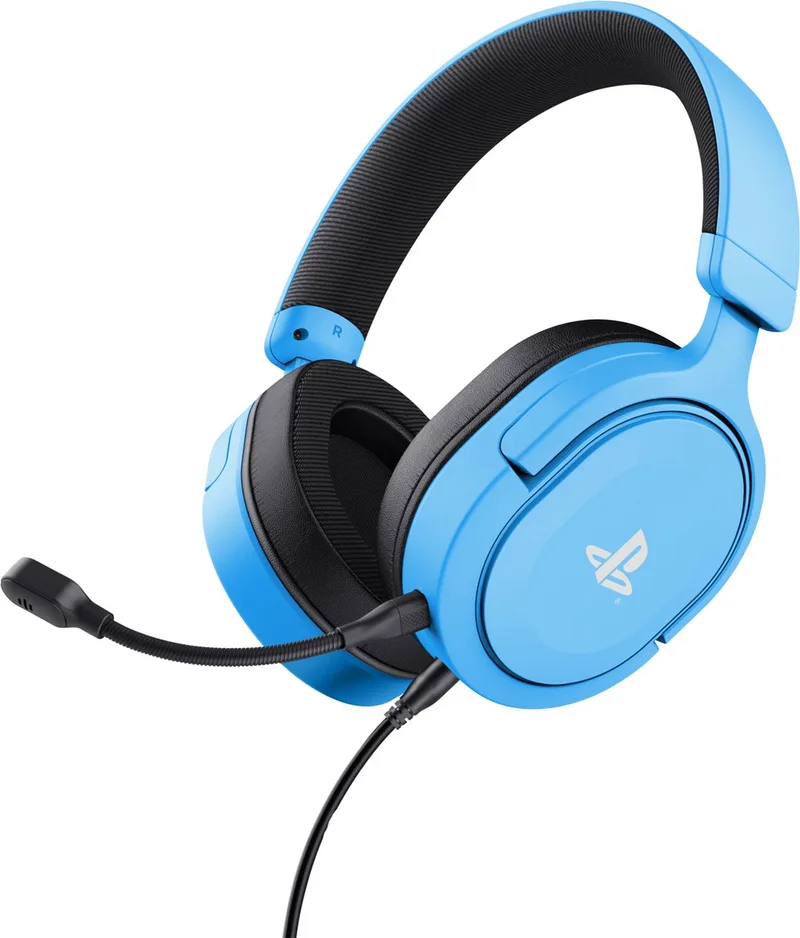 GXT 498B Forta - Gaming Headset - Bedraad - Official Licensed voor PS5 - 50mm drivers - Over-ear van Trust, Blauw – cover