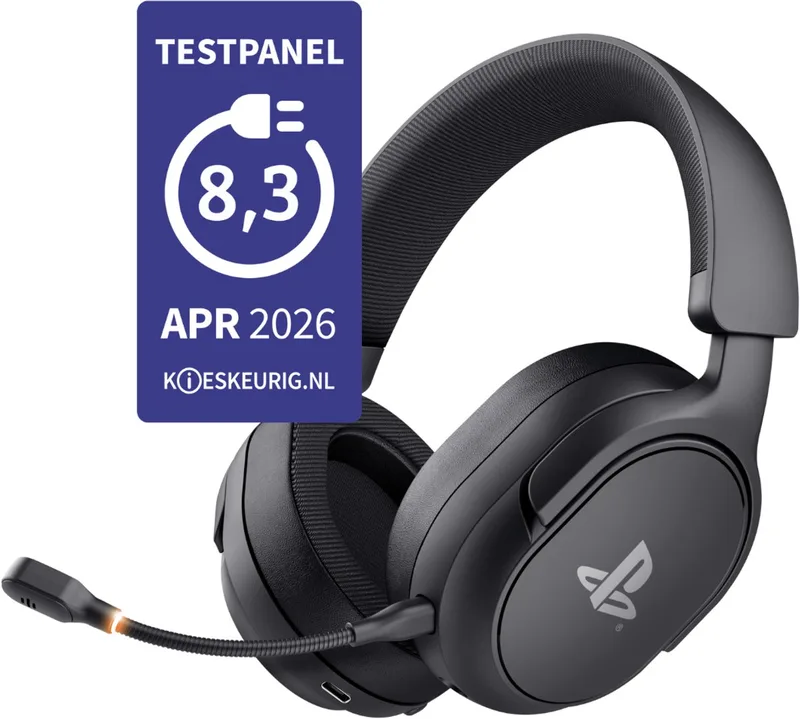 GXT 499 Forta - Draadloze Gaming Headset - Official Sony Licensed voor PS5 - Batterijduur tot 55 uur - met USB-ontvanger - Werkt op PS4/PS5 by Trust, Black – cover