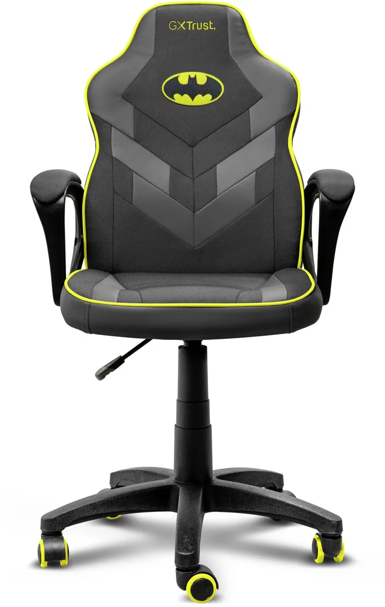 GXT 703BM Revvo - Kinder Gamestoel Batman Editie - Verstelbare Hoogte - Ademende Stof - Voor Kinderen van 4 tot 12 Jaar by Trust, Black – cover