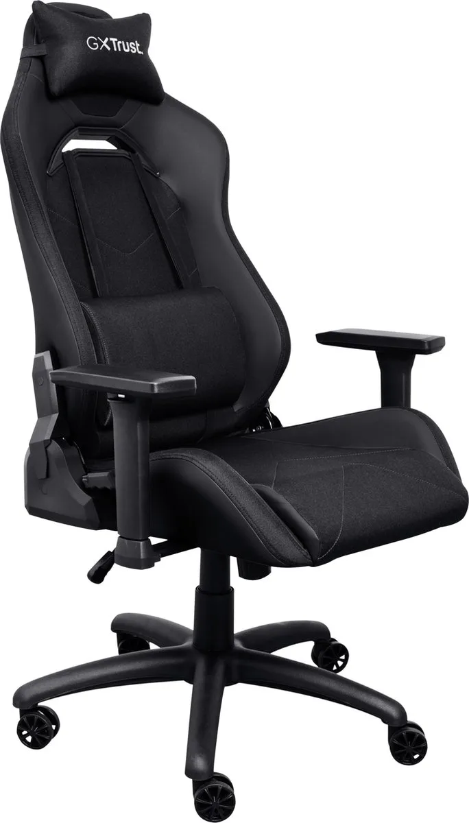 GXT 714 Ruya - Ergonomische Gamestoel - 3D-armleuningen - Ademende Stof en PU-leer - Tot 150 kg van Trust, Zwart – cover 1 van 5