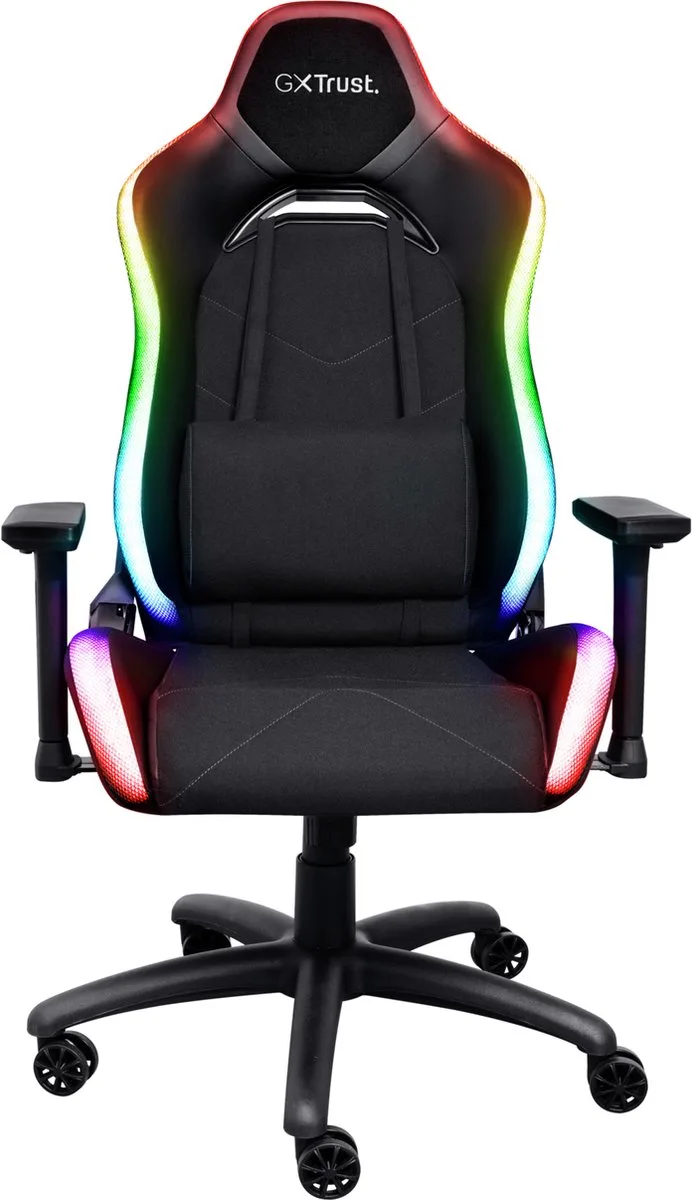 GXT 719 Ruya RGB - Gaming Stoel met RGB Verlichting – Verstelbare Gamestoel – Ergonomisch – Bureaustoel – Gaming Chair van Trust, Zwart – cover