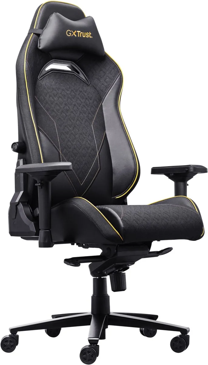 GXT 721 Ruya Pro - Premium Comfortabele Gamestoel - 4D-armleuningen - Geïntegreerde Lendensteun - Verstelbaar tot 150 kg by Trust, Black – cover