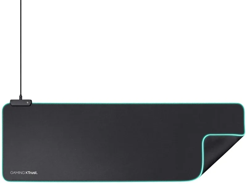 GXT 764 Glide-Flex - Gaming Muismat - XXL 930x300 mm - Geoptimaliseerd Oppervlak - Antislip Onderkant - Zwart by Trust, Black – cover