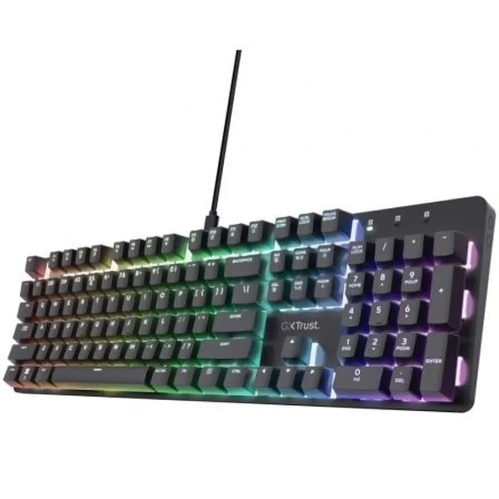 Clavier Mécanique Sans Fil Gaming Gxt 871 de Trust – jaquette