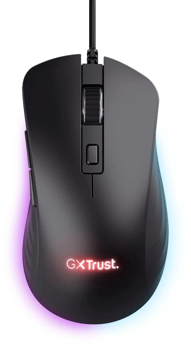 GXT 924 Ybar+ - Gaming Muis - Bedraad - 25.600 DPI - RGB Verlichting by Trust, Black – cover
