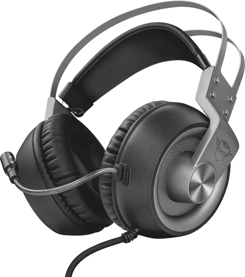 GXT Ruptor | Gaming Headset | Zwart by Trust, Zwart Grijs – cover