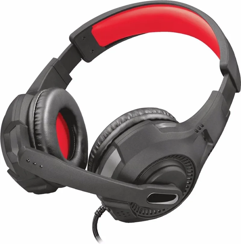 GXT307 RAVU HEADSET by Trust, Black, Red – cover
