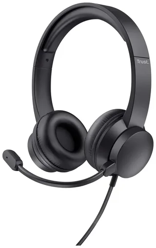 HS-201 Over Ear headset Computer Kabel Stereo by Trust, Black – cover 2 of 2