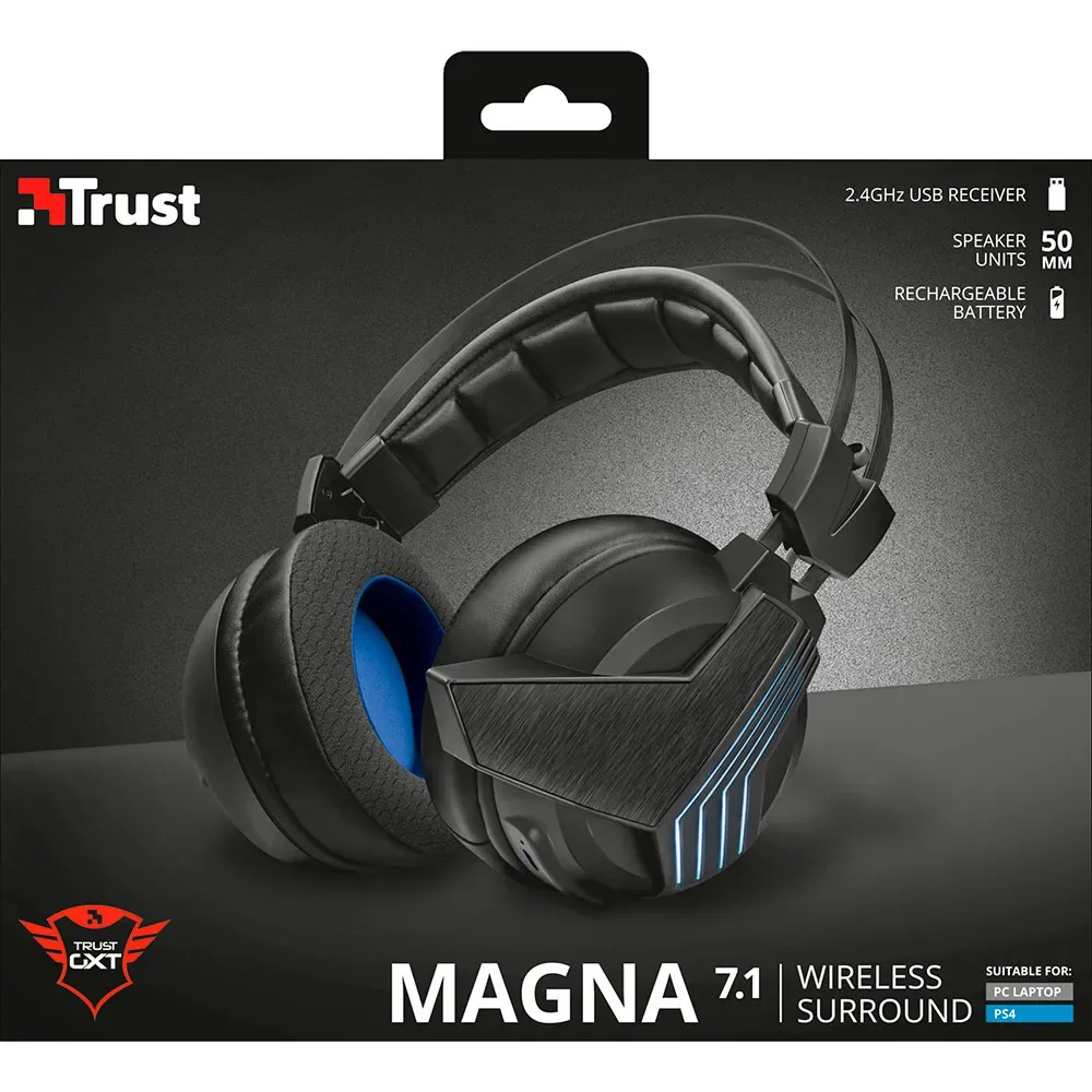Casque De Jeu Sans Fil Magna Gxt 393 7.1 de Trust – jaquette