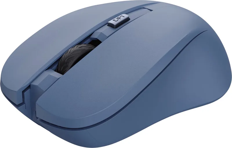Mydo - Draadloze Muis - Stille Knoppen - Links- en Rechtshandig - 1800 DPI - Blauw van Trust, Mat Blauw – cover