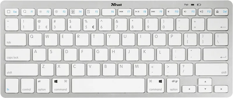 Nado Wireless Bluetooth Keyboard by Trust, Silver – cover
