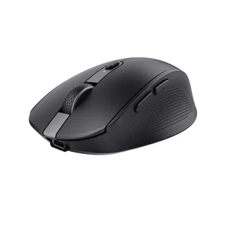Ozaa Compact - Draadloze Muis - Multi-device - Stille Knoppen - Oplaadbaar - Zwart de Trust, Noir – jaquette 2 sur 2