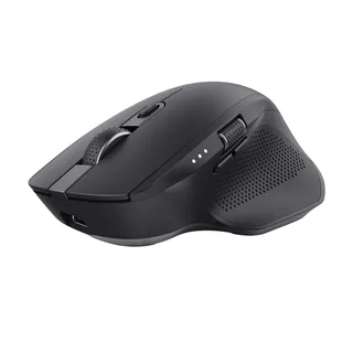 Ozaa+ - Draadloze Muis - Multi-device - Zijscrollwiel - Oplaadbaar de Trust, Noir – jaquette 2 sur 2