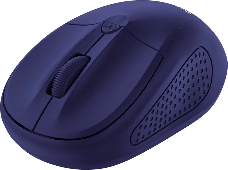 Primo - Draadloze Muis - Compact - Links- en Rechtshandig - 1600 DPI van Trust, Blauw – cover