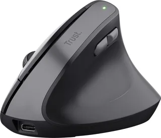 TM-270 Ergonomische muis Draadloos Optisch 6 Toetsen 800 dpi, 1200 dpi, 1600 dpi, 2400 dpi Ergonomisch, Gel van Trust, Zwart – cover 1 van 2
