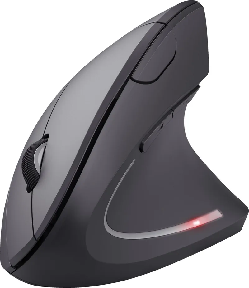 Verto - Draadloze Ergonomische Muis - Verticale muis - USB-Ontvanger van Trust, Zwart – cover