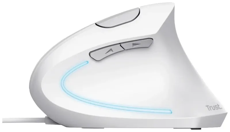 Verto - Vertical mouse - Optisch - 6 knoppen från Trust, Vit – omslag 2 av 2