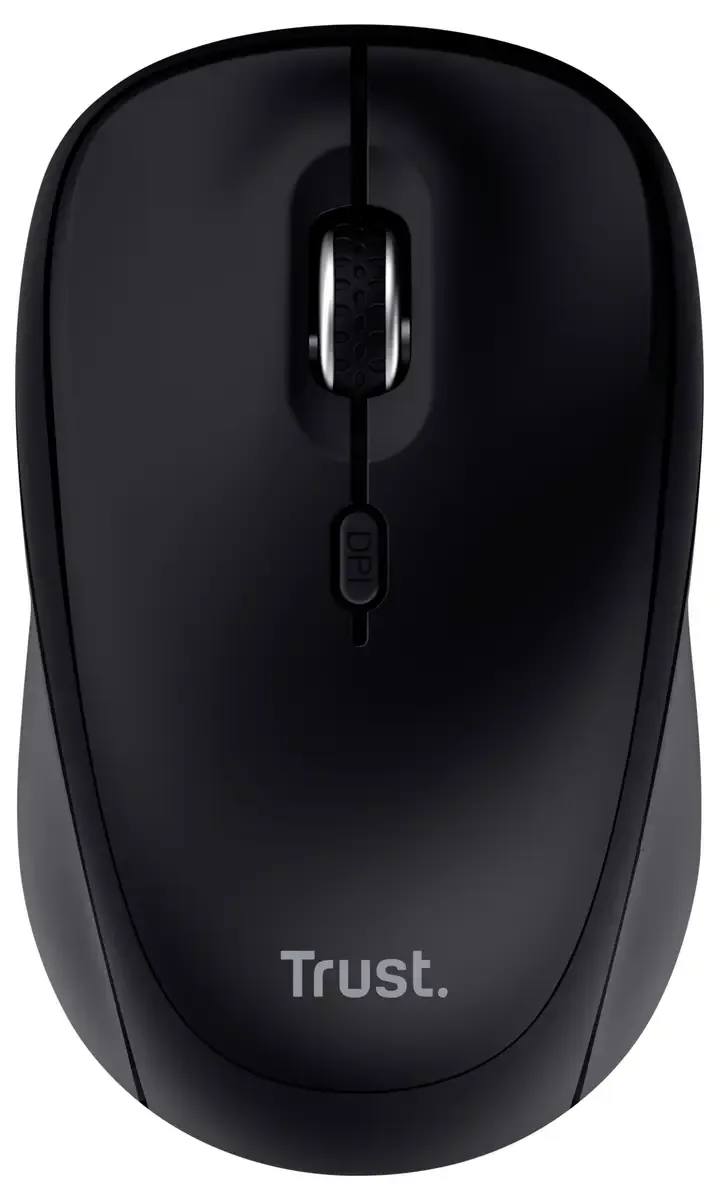 Yvi+ - Draadloze Muis - Bluetooth & USB-ontvanger - Multi-device - Stille Knoppen - Compact by Trust, Black – cover 3 of 3