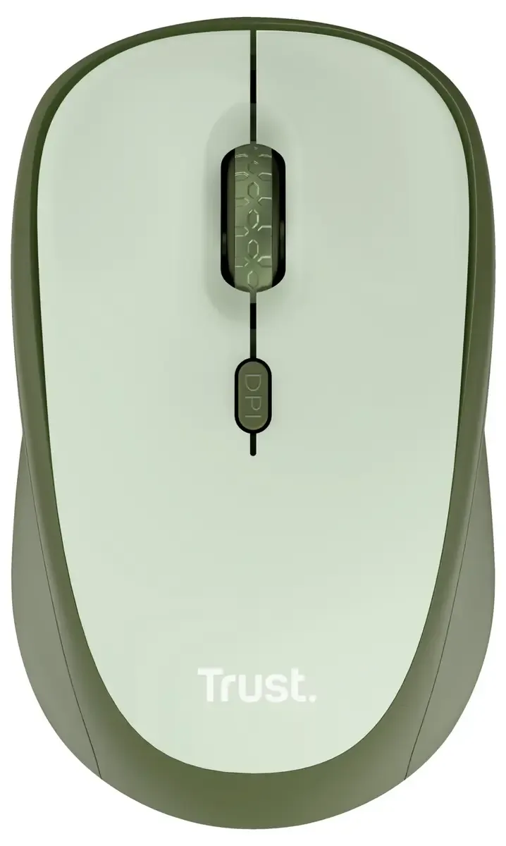 Yvi+ - Draadloze Muis - Compact - Stil by Trust, Green – cover 3 of 3