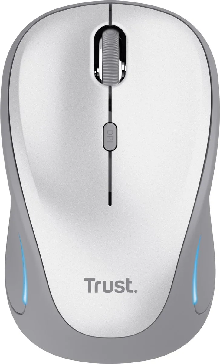 Yvi FX - Draadloze Muis – Compact - Linkshandig en Rechtshandig de Trust, Blanc – jaquette