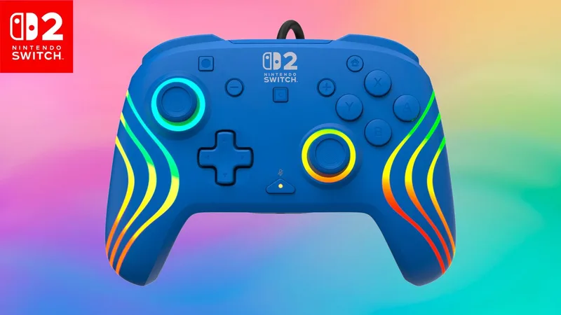 Afterglow - Controller - Nintendo Switch 2 by Turtle Beach, Blue – cover