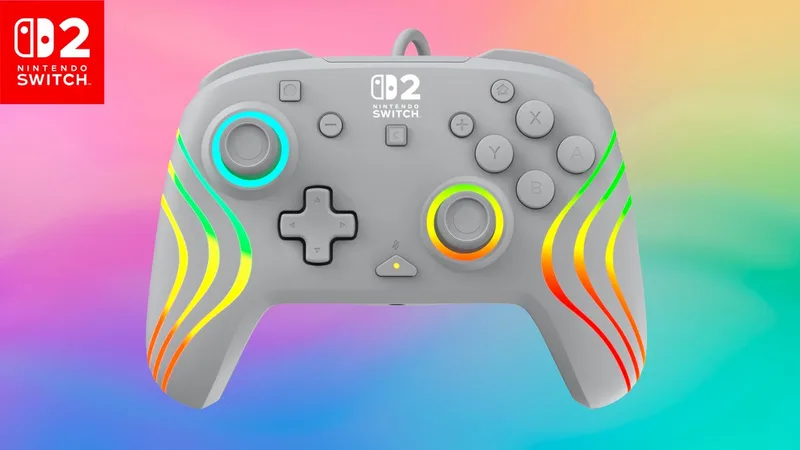 Afterglow - Controller - Nintendo Switch 2 van Turtle Beach, Grijs – cover