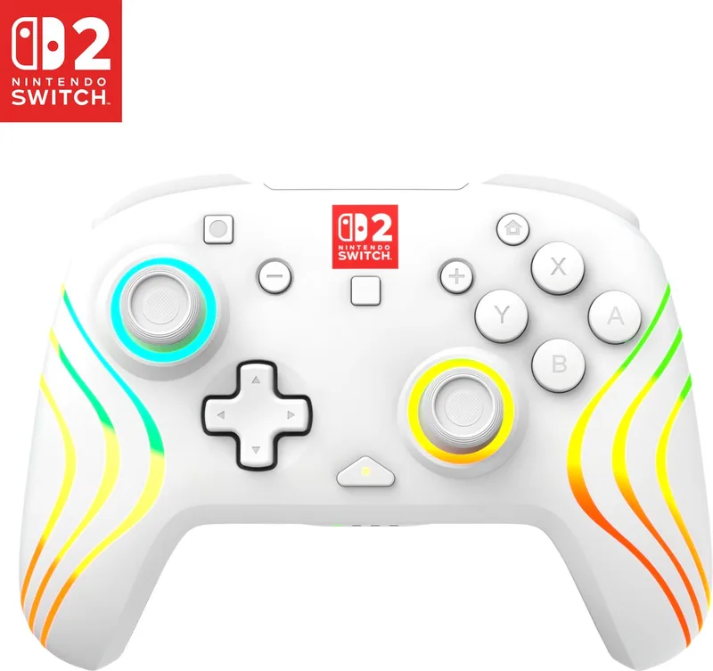 Afterglow - Draadloze Controller - Nintendo Switch 2 de Turtle Beach, Blanc – jaquette