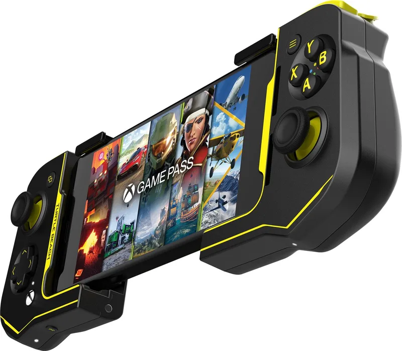 Atom - Game Controller - Android de Turtle Beach, Noir, Jaune – jaquette