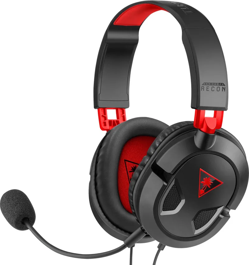 Ear Force Recon 50 - Gaming Headset - PC by Turtle Beach, Red – cover