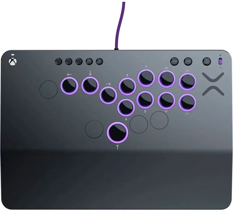 PDP Victrix Pro KO Leverless Fightstick - USB - PC, Xbox Series X | S van Turtle Beach, Grijs – cover