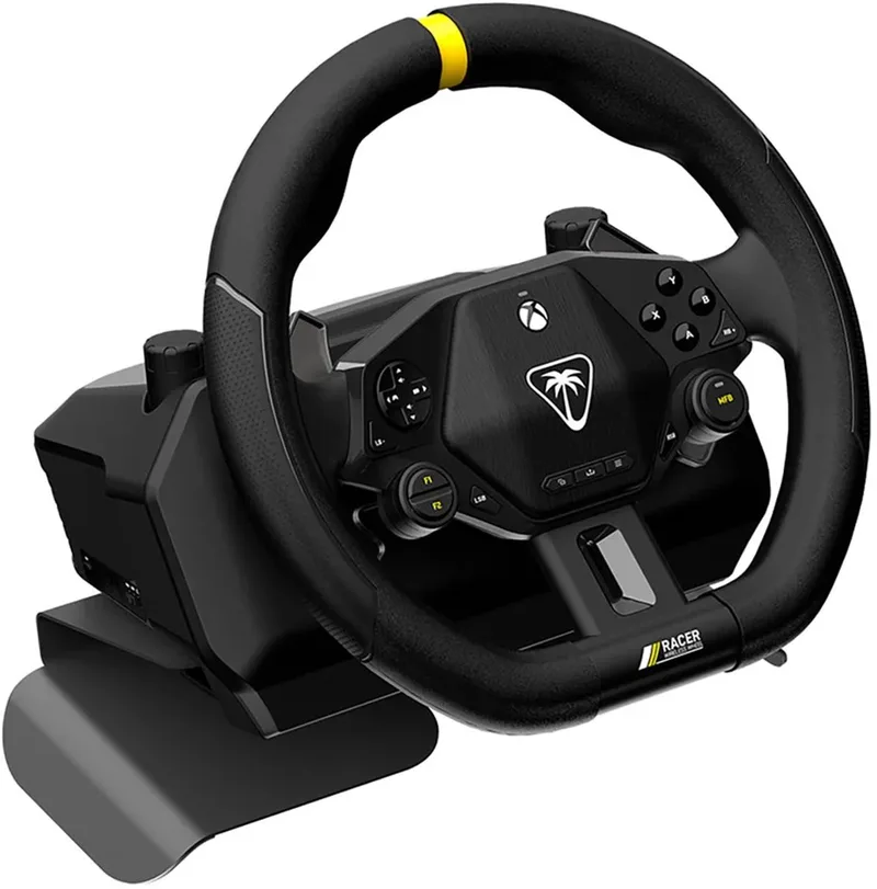 Racer Wireless - Racestuur - Bluetooth/RF/USB - PC, Xbox One, Xbox Series X | S - Zwart van Turtle Beach – cover