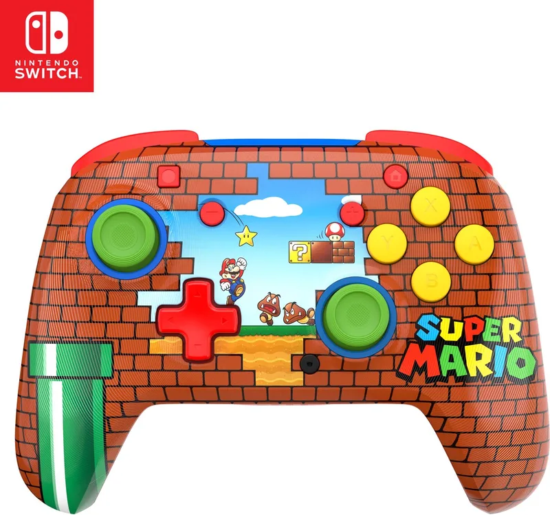 Rematch Advanced - Bedrade/Draadloze Controller - Nintendo Switch/Nintendo Switch 2 by Turtle Beach, Super Mario – cover
