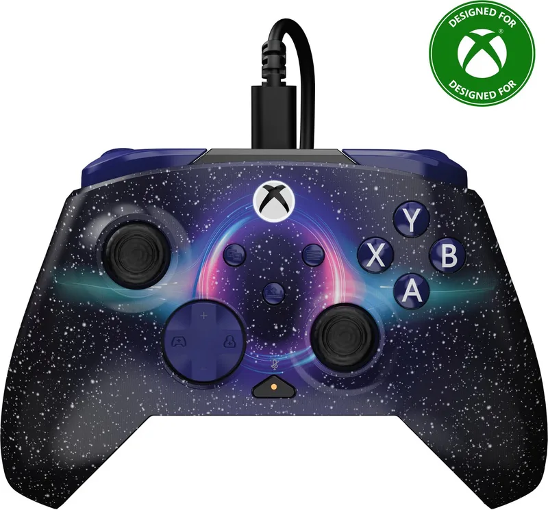 Rematch Advanced Wired - Controller - USB - PC, Xbox One, Xbox Series X | S van Turtle Beach, Dark Cosmos – cover