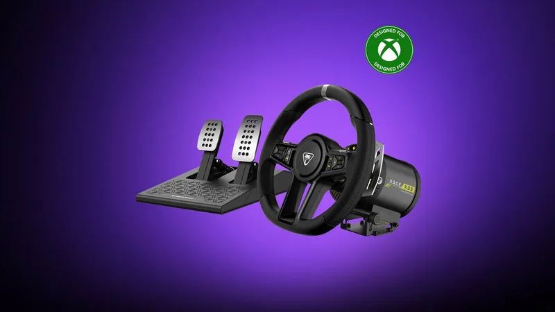 VelocityOne Race KD3 - Racestuur + Pedalen - Xbox/Windows - Zwart van Turtle Beach – cover