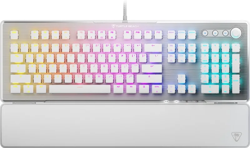 Vulcan II – Mechanisch Gaming Toetsenbord - PC - QWERTY van Turtle Beach, Wit, US – cover
