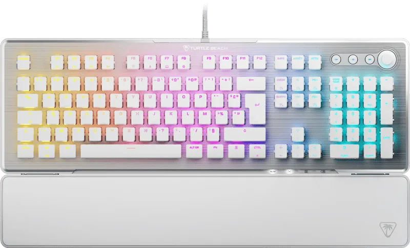 Vulcan II Mechanisch Gaming Toetsenbord Wit Azerty de Turtle Beach, AZERTY – jaquette