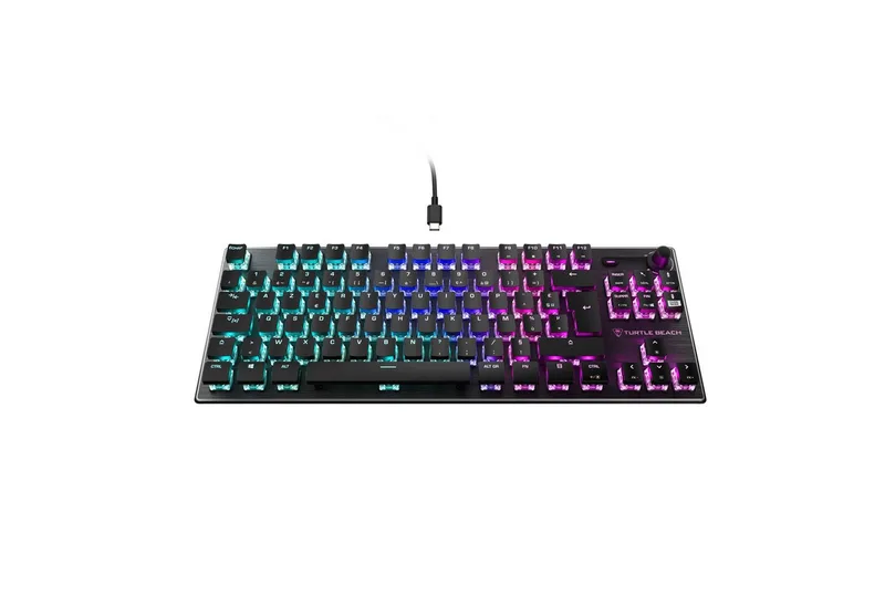 Vulcan TKL, Kabelgebunden, USB, Mechanischer Switch, QWERTZ, RGB-LED, Tastatur van Turtle Beach, DE – cover