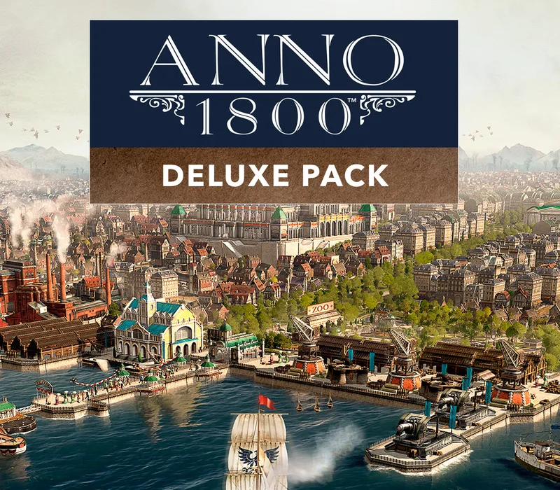 Anno 1800 – Deluxe Pack DLC Steam Altergift de Ubisoft – jaquette
