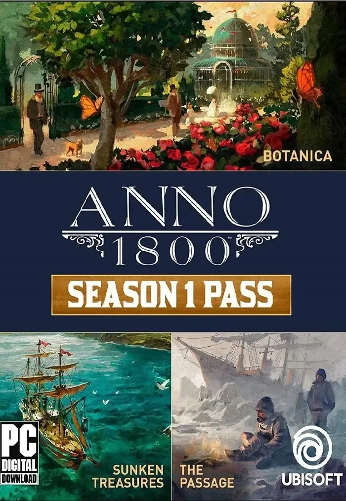 Anno 1800 – Season 1 Pass DLC van Ubisoft – cover