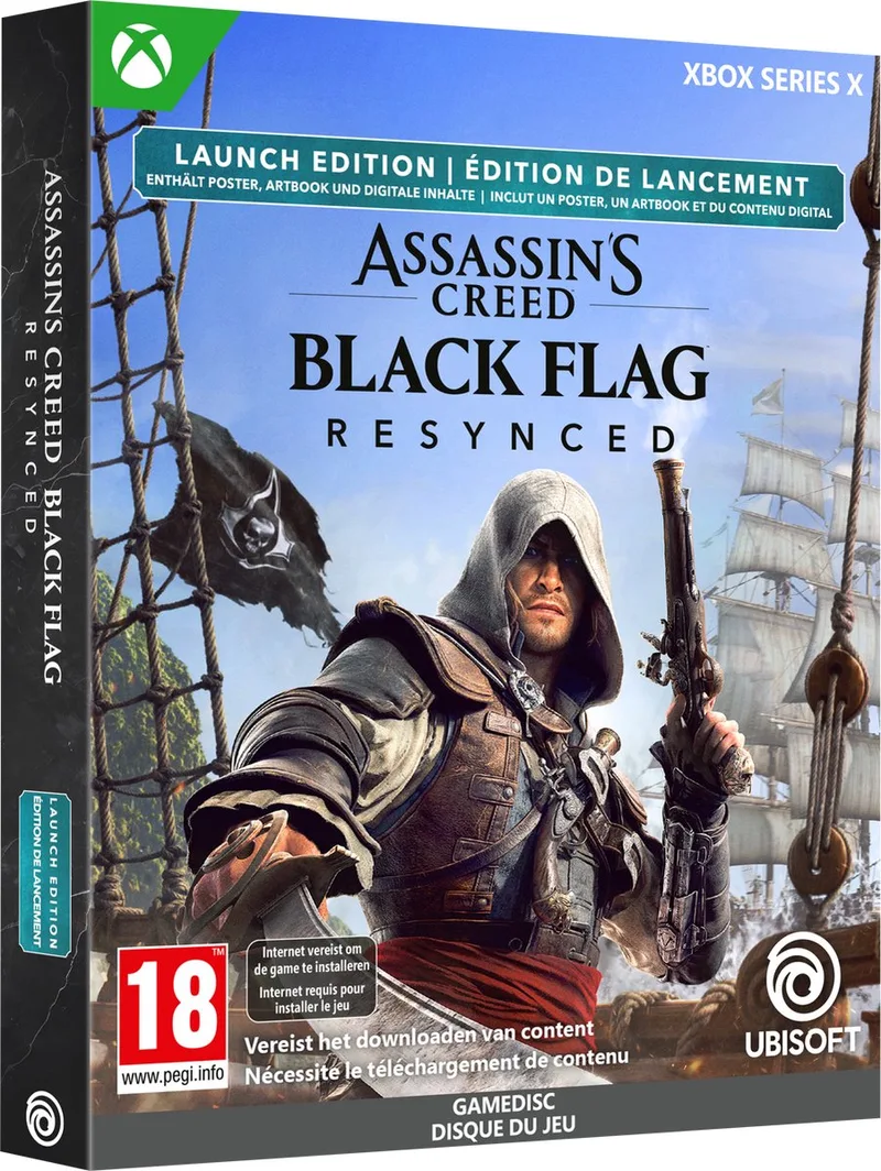 Assassin's Creed: Black Flag Resynced - Launch Edition by Ubisoft, Xbox Series X | S – cover