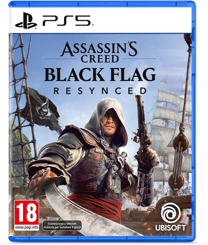 Assassin's Creed Black Flag Resynced by Ubisoft, PS5 – cover
