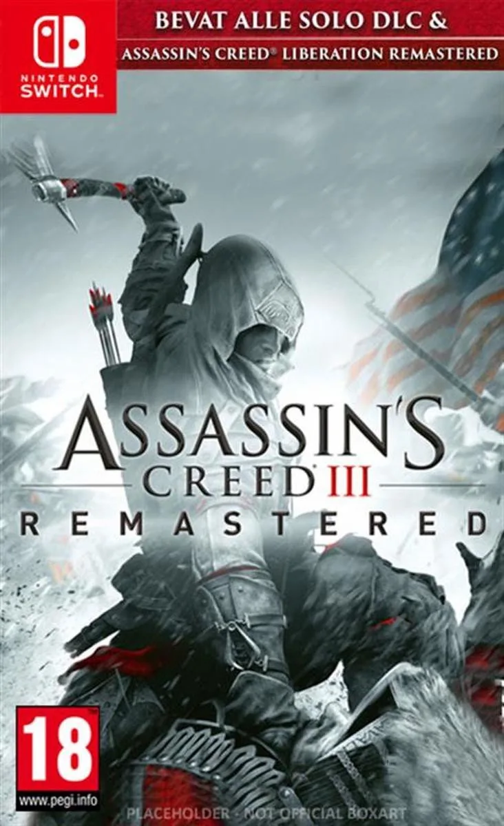 Assassin's Creed III van Ubisoft, Nintendo Switch – cover